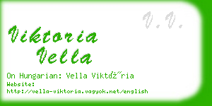 viktoria vella business card